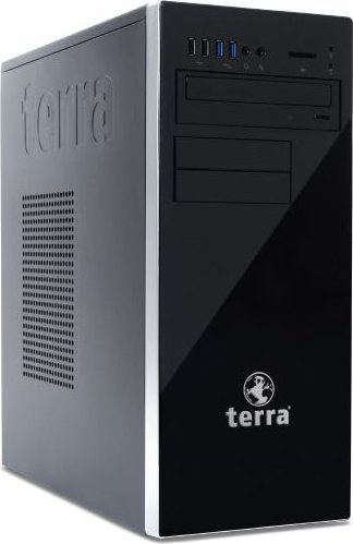Kompjuter desktop Terra PC Home 6000, me plot porta USB, kasë, i zi