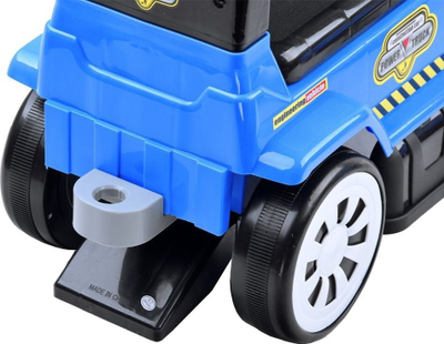 Traktor lodër ride on Jokomisiada ZA3746, me rimorkio, me melodi, i kaltër