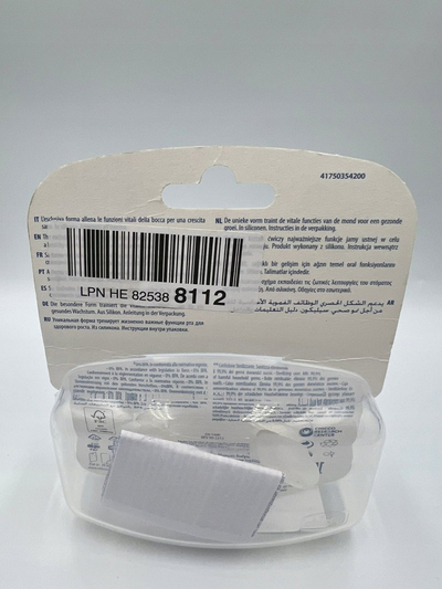 Biberon ortodontik Chicco Air Lumi, silikon, 16-36 mujsh, gri, 2 copë