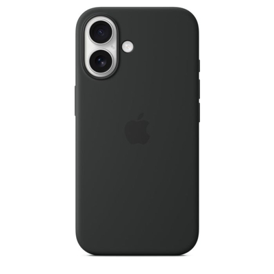 Apple iPhone 16 Silicone Case with MagSafe, Black