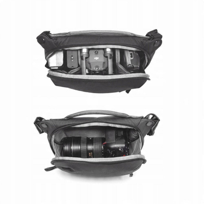 Çantë shpine Peak Design Everyday Sling V2 6L, që s’e kap uji, ngjyrë e zezë