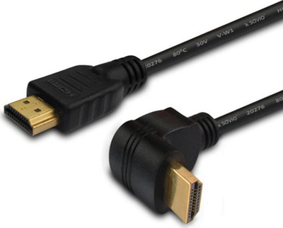 Kabllo Savio CL-108, HDMI në HDMI, 1.5m, e zezë