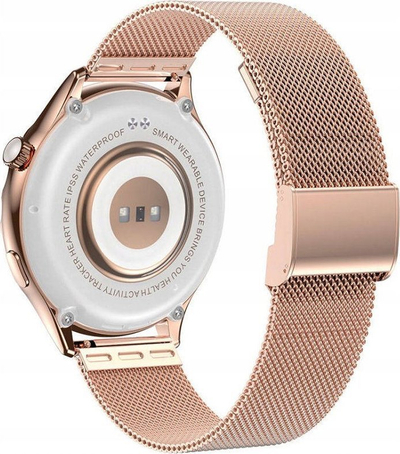 Ora inteligjente Rubicon RNCE68, 1.32" TFT IPS, IP67, rozë gold