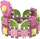 Lodër ndërtimi Clicformers Blossom Set, 150 copa, 4+ vjeç, me plot ngjyra