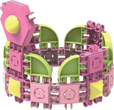 Lodër ndërtimi Clicformers Blossom Set, 150 copa, 4+ vjeç, me plot ngjyra