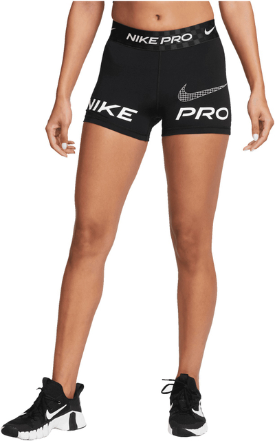 Кратки панталони за тренинг Nike Pro Dri Fit, со графика, црни