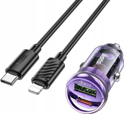 Karikues makine Hoco Z53A, PD 30W QC3.0, USB-A USB-C, vjollcë