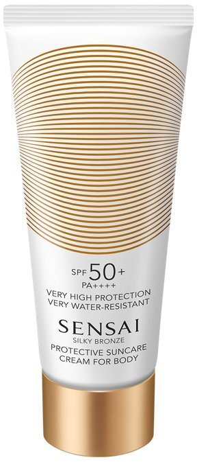 Krem trupi Sensai Silky Bronze Body Protective Cream, SPF 50+, 150 ml, e bardhë