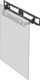 Mbajtëse murale Iiyama MD-WM0001, për 55" 65", e zezë