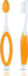 Set furçash dhëmbësh për bebe Easy Hold, 3m+, material i butë