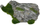 Vazo dekorative Garden Center Hedgehog, qeramike, 36.5 x 26.5 x 20.5 cm, gri me të gjelbër