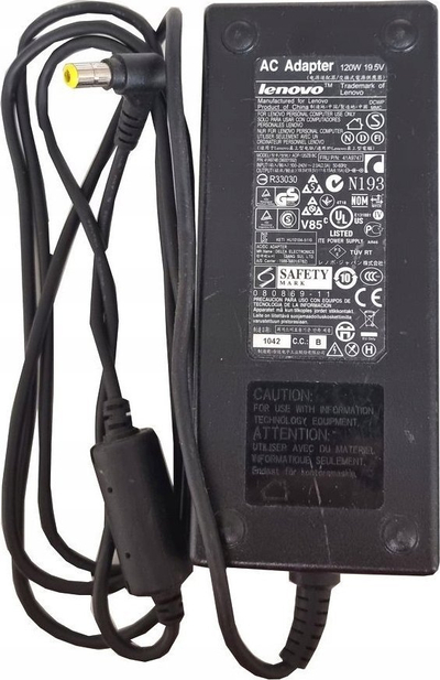 Adapter karikimi Energy4U PA114, 120W 19.5V 6.15A, spinë 5.5x2.5mm, ngjyrë e zezë