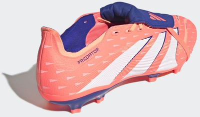 Këpucë futbolli Adidas Predator League, tokë natyrale FG, me gjuhë palosëse, portokalli