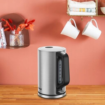 Shtekator elektrik Tefal Bronx, 1.7L, çelik inox, ngjyrë argjendi