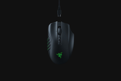 Гејминг глушец Razer Naga V2 Pro, безжичен, RGB, црн