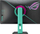 Гејминг монитор ASUS ROG Strix XG27ACMEG G Hatsune Miku Edition, 27\", 2560x1440, сина боја