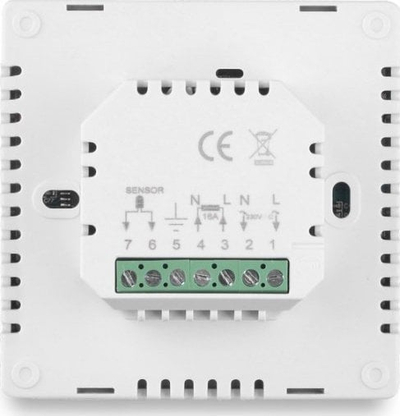 Термостат за подно греење Comfort HT-08, WiFi, голем екран, бел