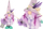 Figurinë zbukuruese Saska Gift and Decor Lavender Girl, 25 cm, vjollcë