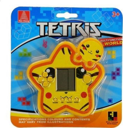 Lojë elektronike Max Chang Tetris Star, portative, për kalamaj, e verdhë