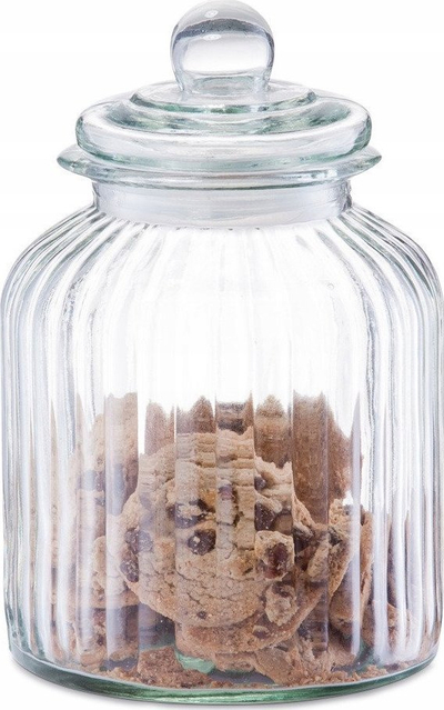 Kavanoz për ruajtje Zeller Nostalgia, 26cm, qelq transparent
