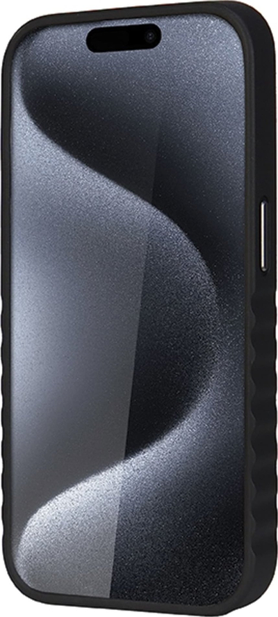 Mbulesë telefoni Audi Synthetic Leather Hard Case, për iPhone 15 Pro, me MagSafe, kafe