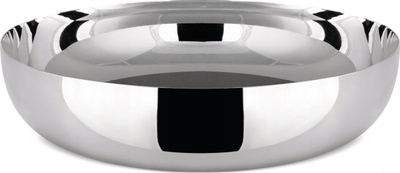 Enë sallate Alessi JM15, 24cm, çelik inox, argjendtë