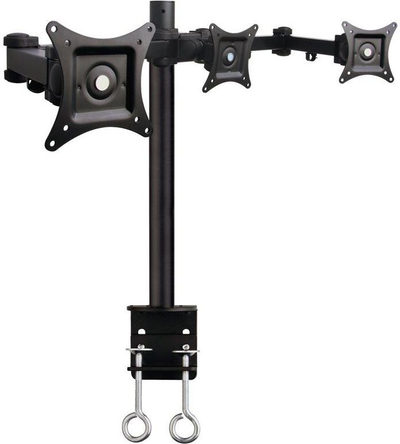 Mbajtëse tavoline për 3 monitorë Techly ICA-LCD 482-T, 13-24", deri 30kg, e zezë