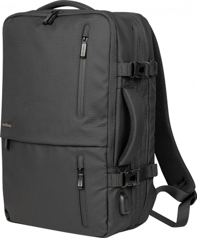 Çantë shpine për laptop Natec CAMEL PRO, 17.3", e zezë