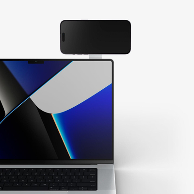 Mbajtëse magnetike telefoni Spigen S312 OneTap MagFit, për laptop dhe monitor, e zezë