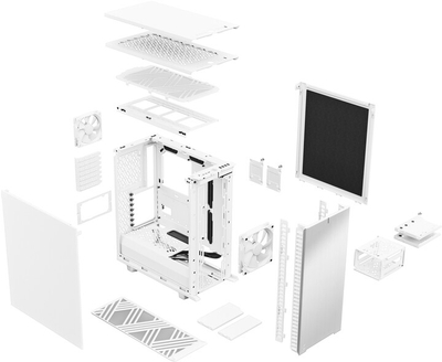 Kasë Fractal Design Define 7 Compact, e bardhë