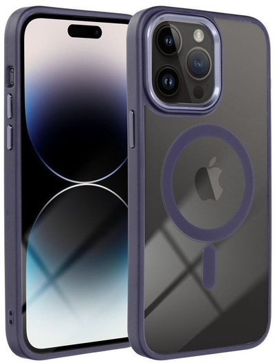 Kapak telefoni OEM për iPhone 11 Pro, MagSafe, transparent me anë vjollcë