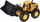 Lodër kamion ndërtimi Tz JCB Mighty Mover Wheel Loader, me dridhje, lëvizje si e vërtetë, shumëngjyrësh