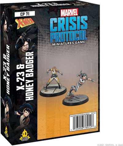 Lojë tavoline Atomic Mass Games Marvel: Crisis Protocol - X-23 & Honey Badger