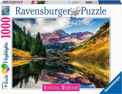 Puzzle Ravensburger Highlights Aspen Colorado, 1000 copa, Beautiful Mountains