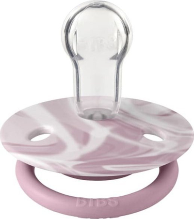 Biberon silikoni BIBS De Lux 1010294, 0–36 mujsh, HEATHER WHITE