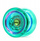 Yoyo YoYoFactory Axolotl, 2 kushineta, plastik, turquoise