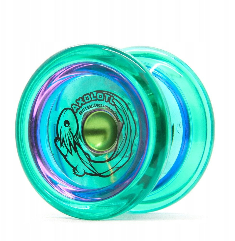 Yoyo YoYoFactory Axolotl, 2 kushineta, plastik, turquoise