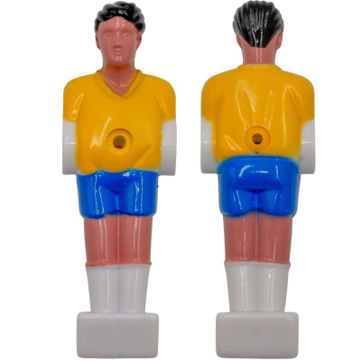 Figurë futbolli tavoline Enero, 10.5 cm, plastik, e verdhë