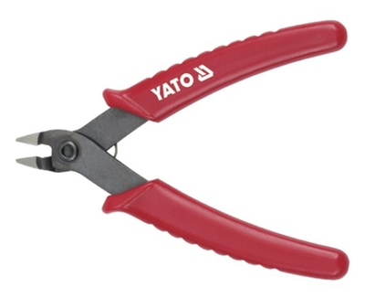 Kapëse elektrike Yato, 125 mm, dorezë plastike, e kuqe