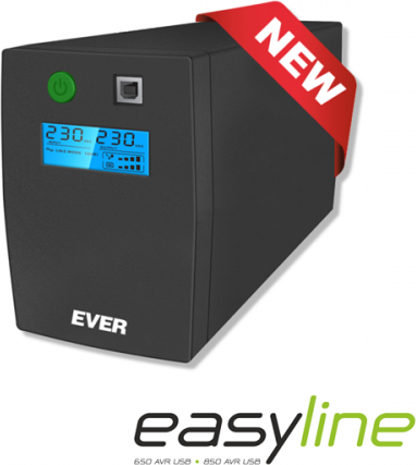 Furnizues UPS Ever Easyline 650AVR USB, 650VA, i zi