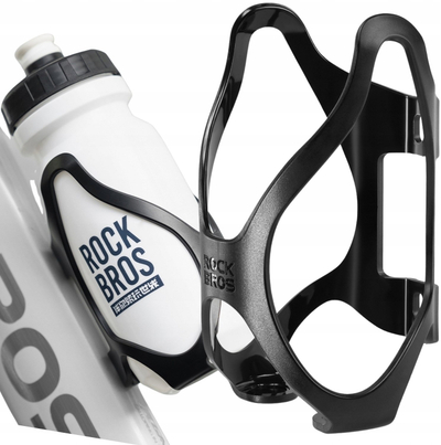 Mbajtës shishe biçiklete Rockbros LK24-H018, plastik, i zi