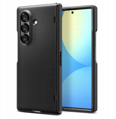Kuti mbrojtëse Spigen Slim Armor Pro MagFit për Galaxy Z Fold 7, mbron dhe menteshën, e përshtatshme për karikim pa tel, e zezë