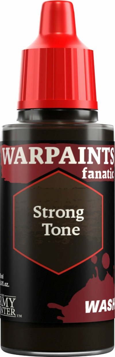 Ngjyrë akrilike The Army Painter Warpaints Fanatic Wash Strong Tone, 18ml, kafe e errët