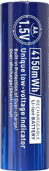 Bateri të rikarikueshme AA Xtar R6, 1.5V Li-ion, 2500mAh, set me 4 copë