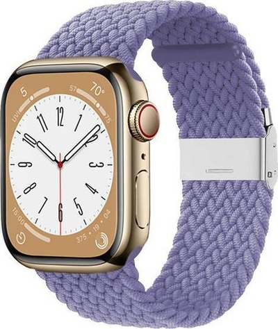 Rrip ore Crong Wave Band për Apple Watch 38/40/41 mm, i gërshetum, vjollcë