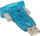 Adapter USB në RS-232 InLine 33304A, D-Sub 9-pin, USB Type A, blu