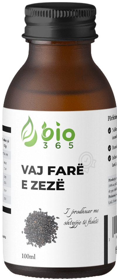 Vaj i farës së zezë Bio365, 100 ml