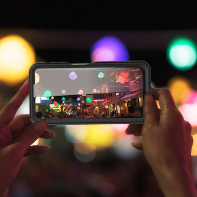 Kuti mbrojtëse ujërezistuese IP68 me rrip dore për Samsung Galaxy A25 5G, mbulim 360°, e zezë
