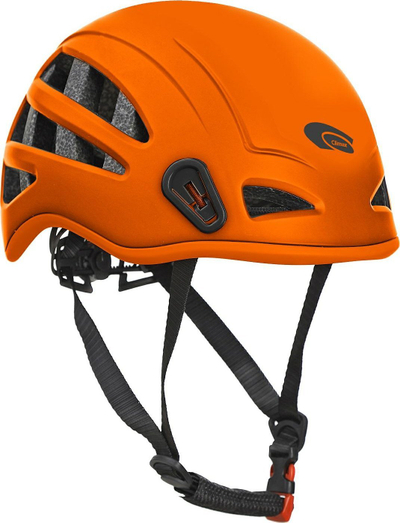 Helmetë ngjitjeje Climax Makalu 91 me vrima ajrimi, portokalli
