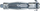 Duble metalike Fischer HM 6 x 52 S, 12 mm, 50 copë, metalike